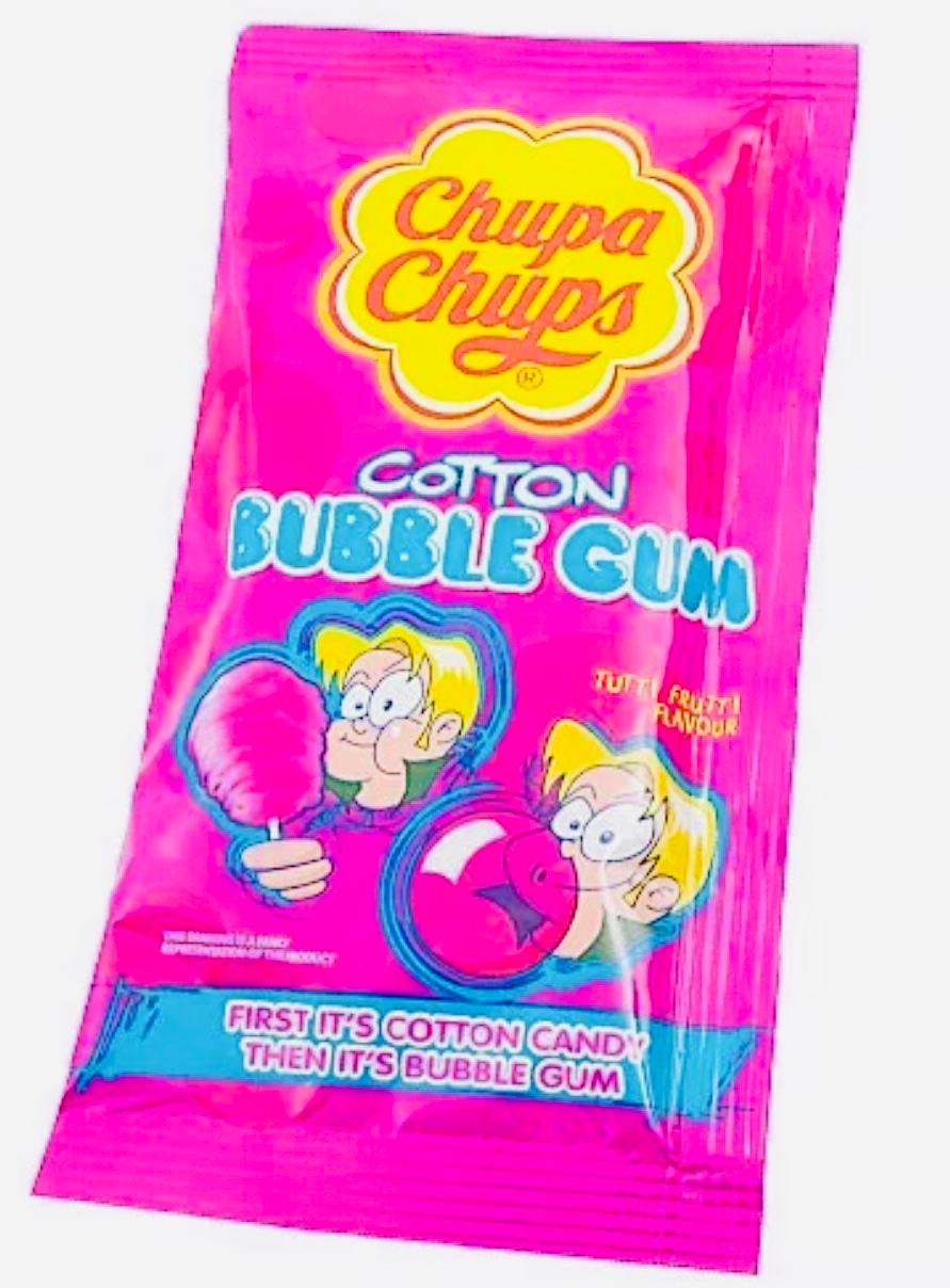 Chupa Chups Cotton Candy Bubble Gum