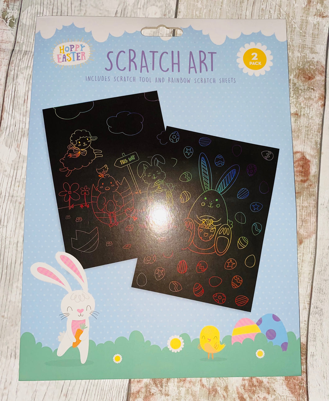Easter Scratch Art