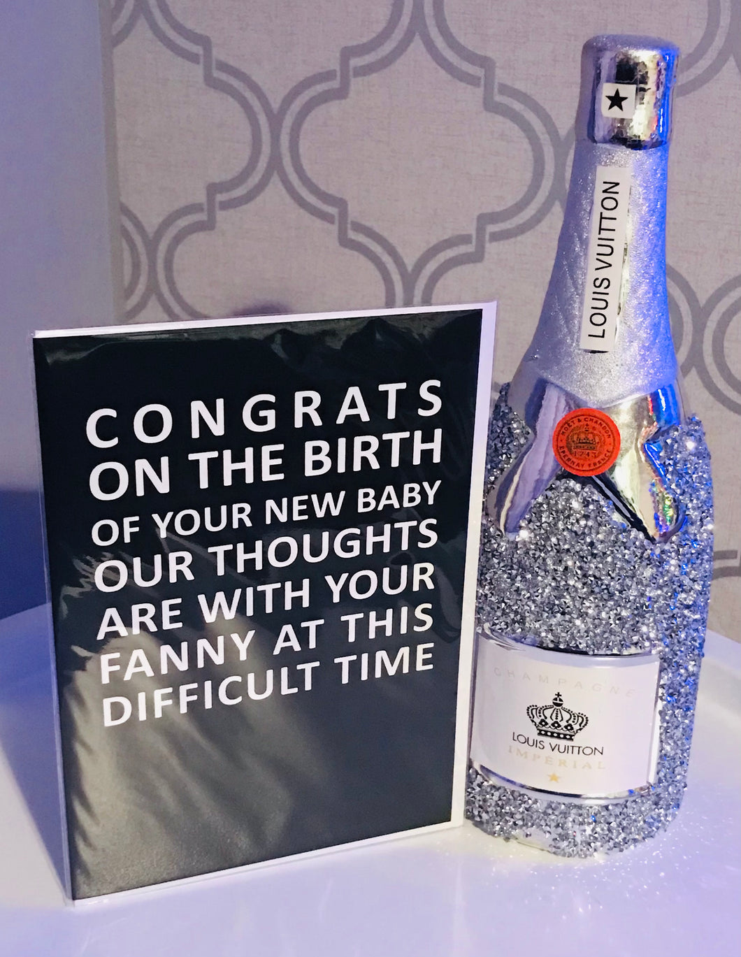 Congratulations on the birth of your new baby greeting card
