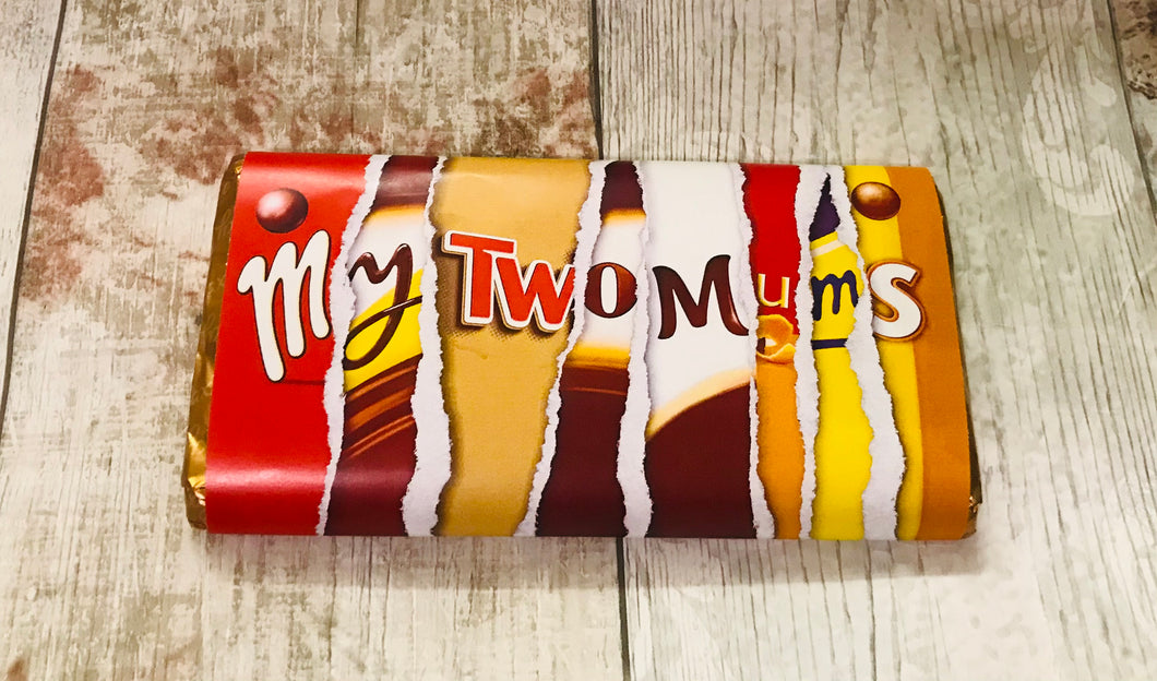My Two Mums Novelty Wrapper
